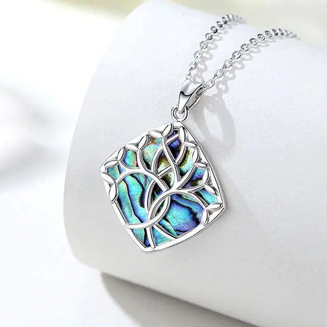 COLLIER ARBRE DE VIE ENTRELACÉ (ARGENT) - Viking Héritage