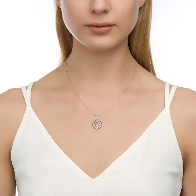 COLLIER ARBRE DE VIE LIENS CELTIQUE (ARGENT) - Viking Héritage