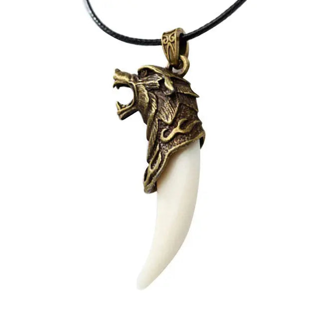 COLLIER DENT DE LOUP FENRIR - Viking Héritage