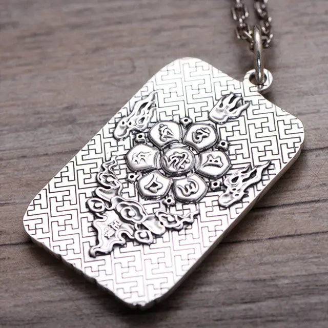 COLLIER DRAGON EN ARGENT - Viking Héritage