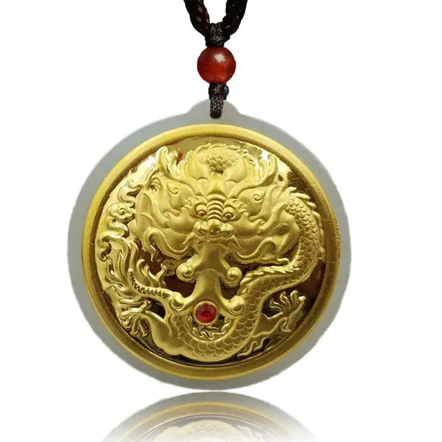 COLLIER DRAGON ROYAL (OR 24K) - Viking Héritage
