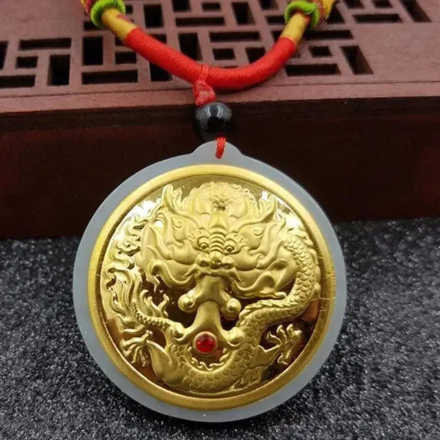 COLLIER DRAGON ROYAL (OR 24K) - Viking Héritage