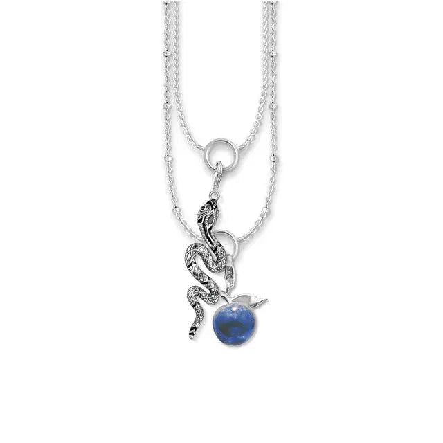 COLLIER ESPRIT SERPENT (ARGENT) - Viking Héritage