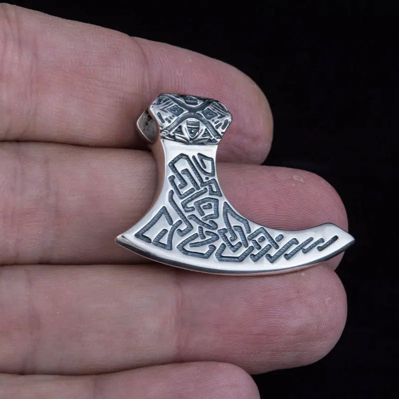 COLLIER HACHE VIKING ARGENT STERLING .925 - Viking Héritage