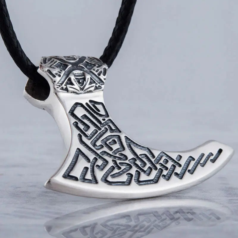 COLLIER HACHE VIKING ARGENT STERLING .925 - Viking Héritage