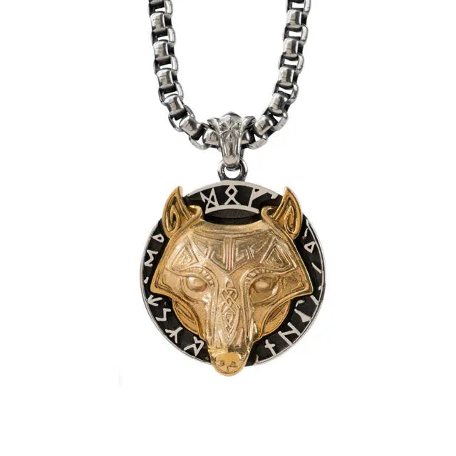 COLLIER LOUP FENRIR - Viking Héritage