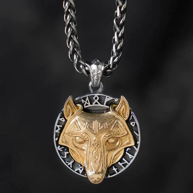 COLLIER LOUP FENRIR - Viking Héritage