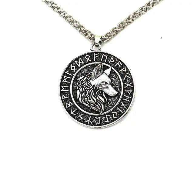 COLLIER LOUP GERI - RUNES - Viking Héritage