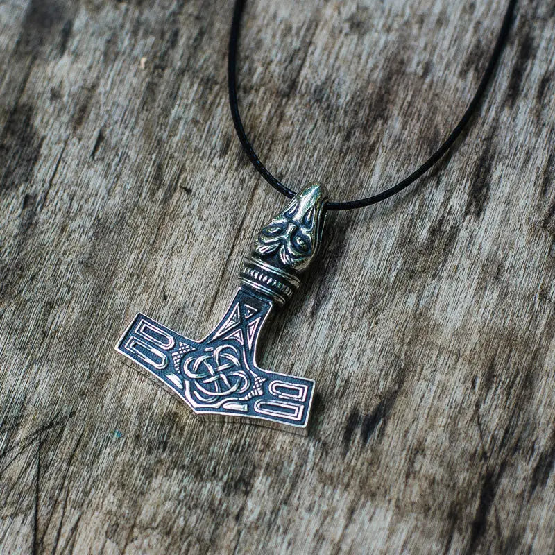 COLLIER MARTEAU DE THOR ARGENT .925 - Viking Héritage