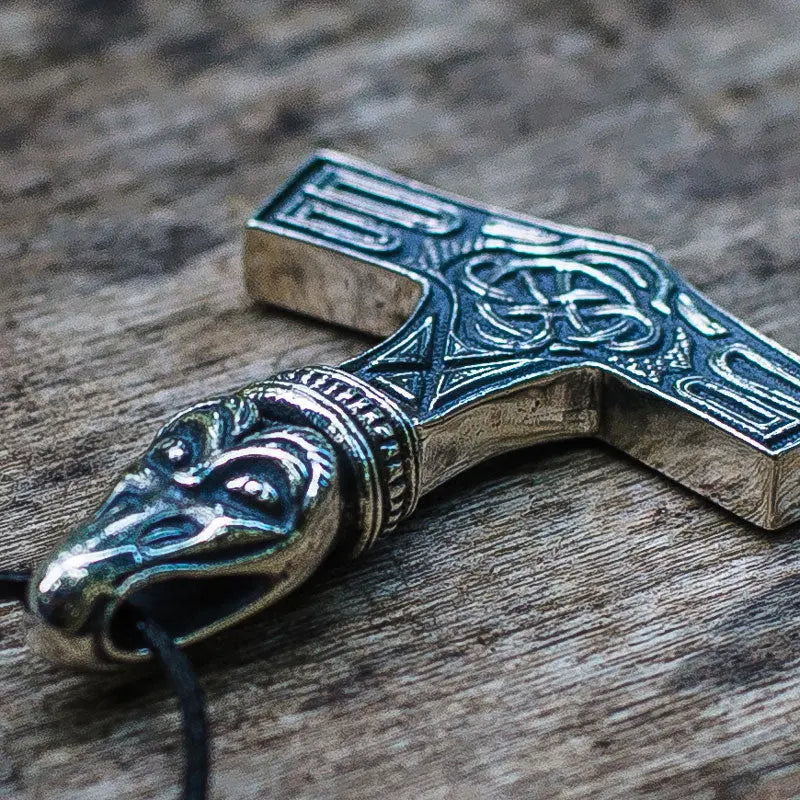 COLLIER MARTEAU DE THOR ARGENT .925 - Viking Héritage