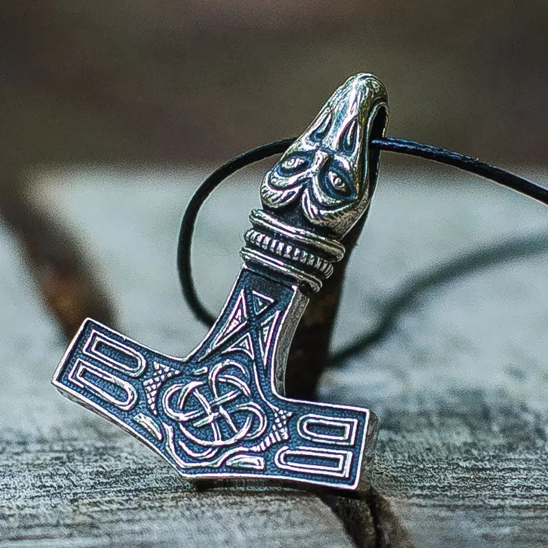 COLLIER MARTEAU DE THOR ARGENT .925 - Viking Héritage