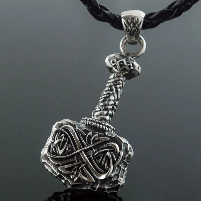 COLLIER MARTEAU DE THOR ARGENT STERLING .925 - Viking Héritage