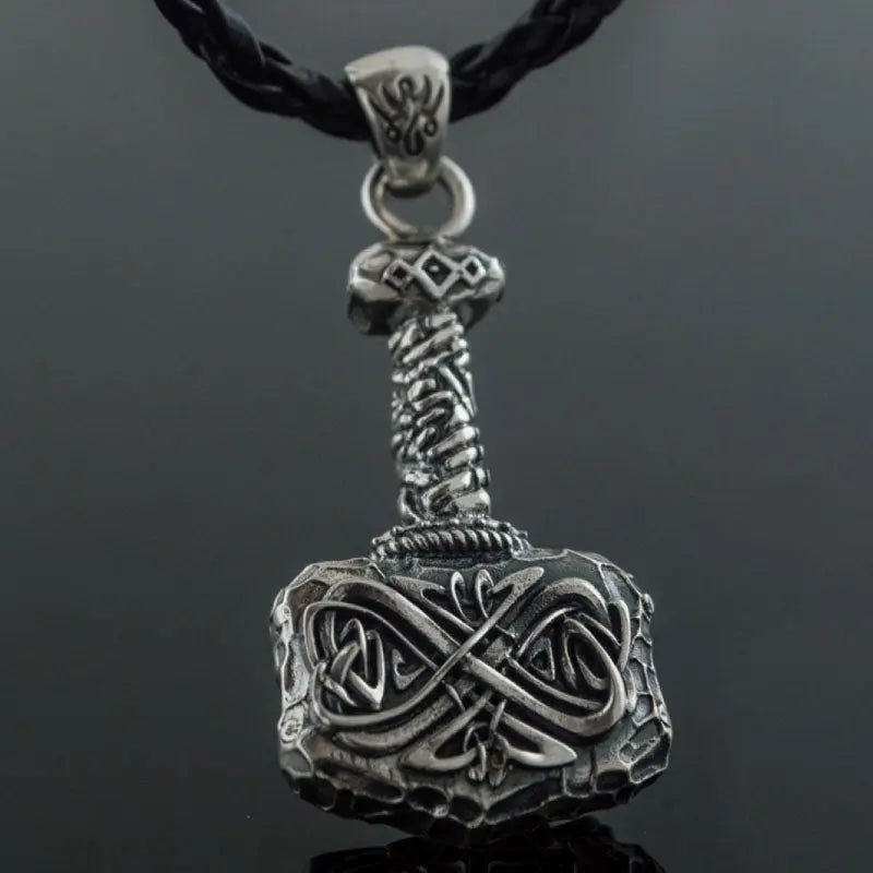 COLLIER MARTEAU DE THOR ARGENT STERLING .925 - Viking Héritage