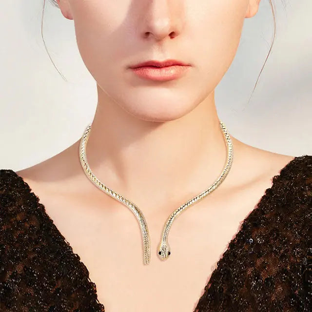 COLLIER SERPENT DISCRET - Viking Héritage