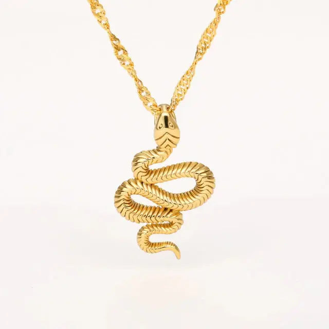 COLLIER SERPENT DISTINGUÉ - Viking Héritage