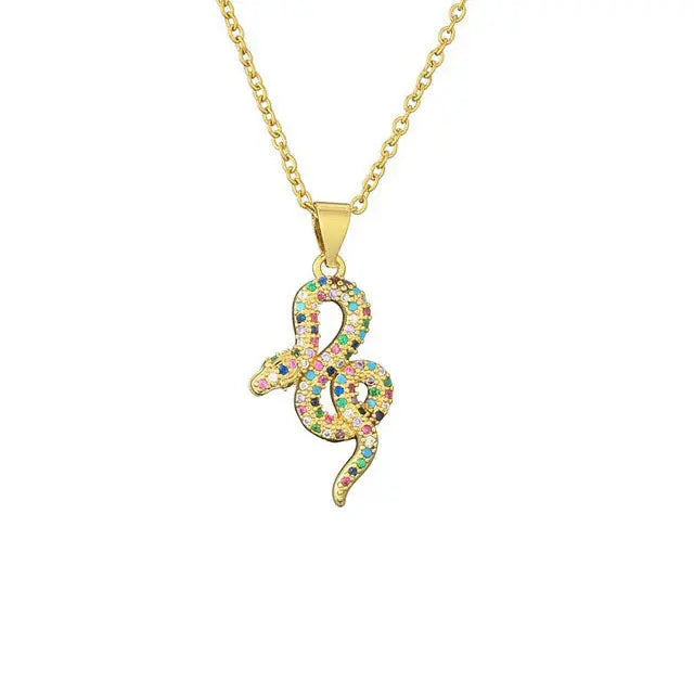 COLLIER SERPENT PRÉCIEUX - Viking Héritage