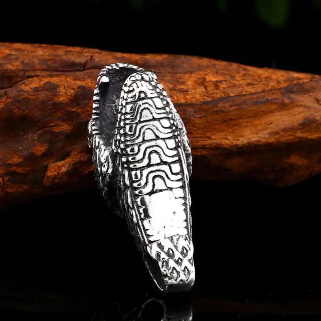 COLLIER TÊTE DE SERPENT - Viking Héritage