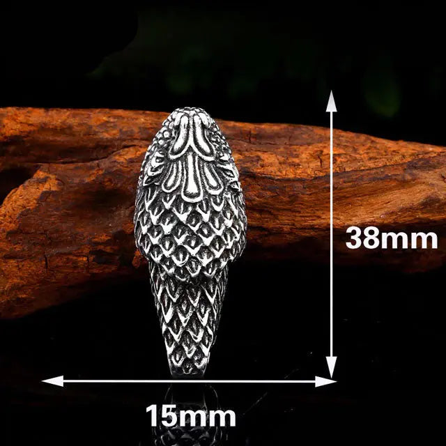 COLLIER TÊTE DE SERPENT - Viking Héritage