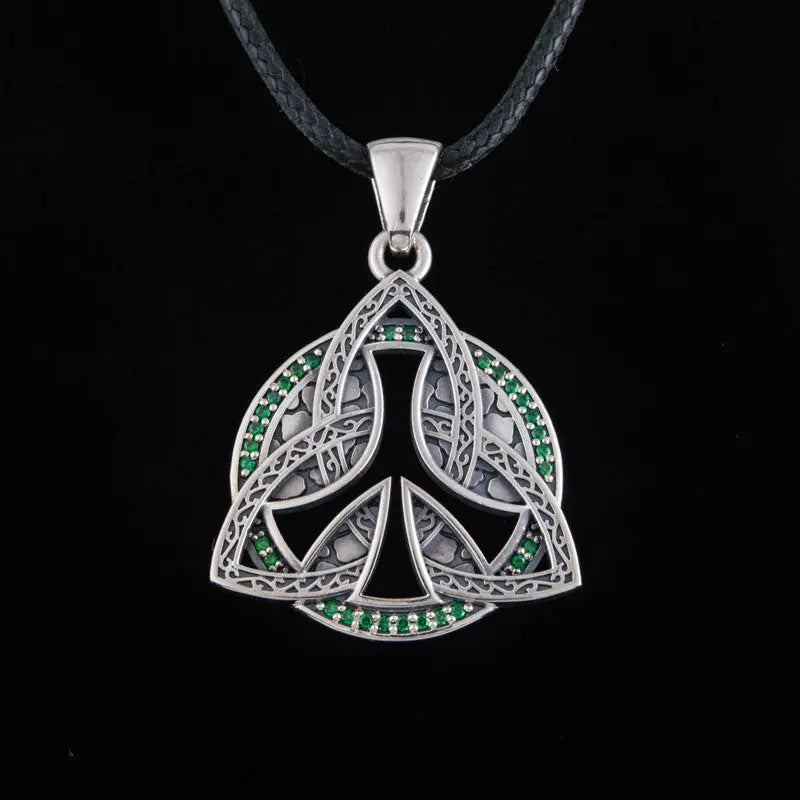 COLLIER TRIQUETRA (ARGENT) - Viking Héritage