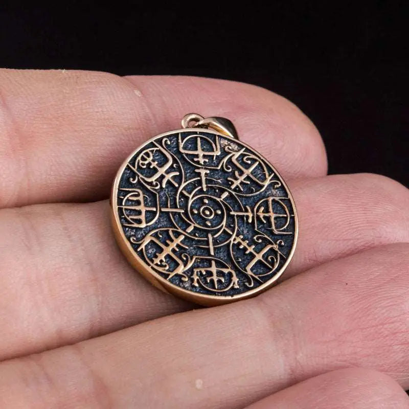 COLLIER VEGVISIR (BRONZE MASSIF) - Viking Héritage