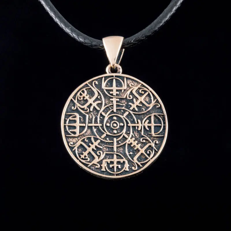 COLLIER VEGVISIR (BRONZE MASSIF) - Viking Héritage