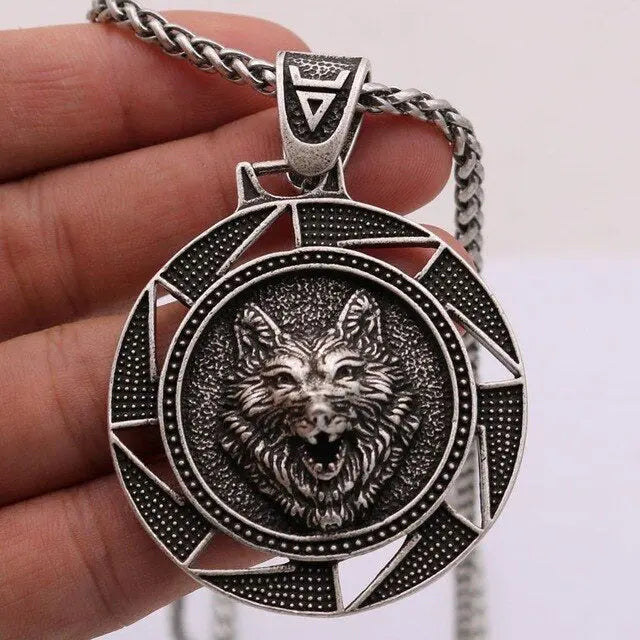 COLLIER VIKING LOUP SKOLL - Viking Héritage