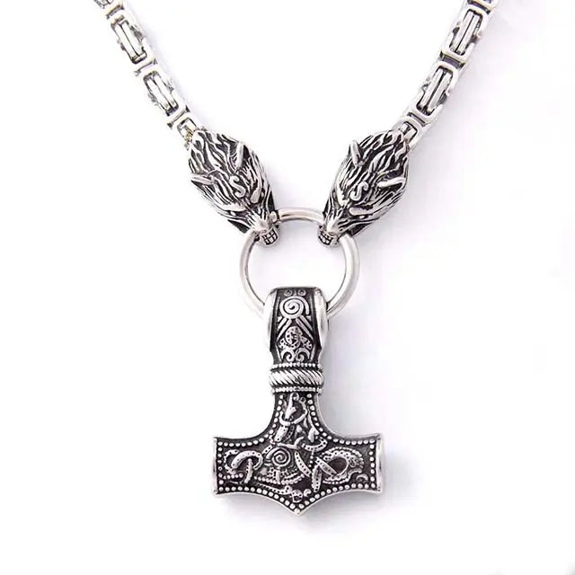 COLLIER VIKING MARTEAU DE THOR - Viking Héritage