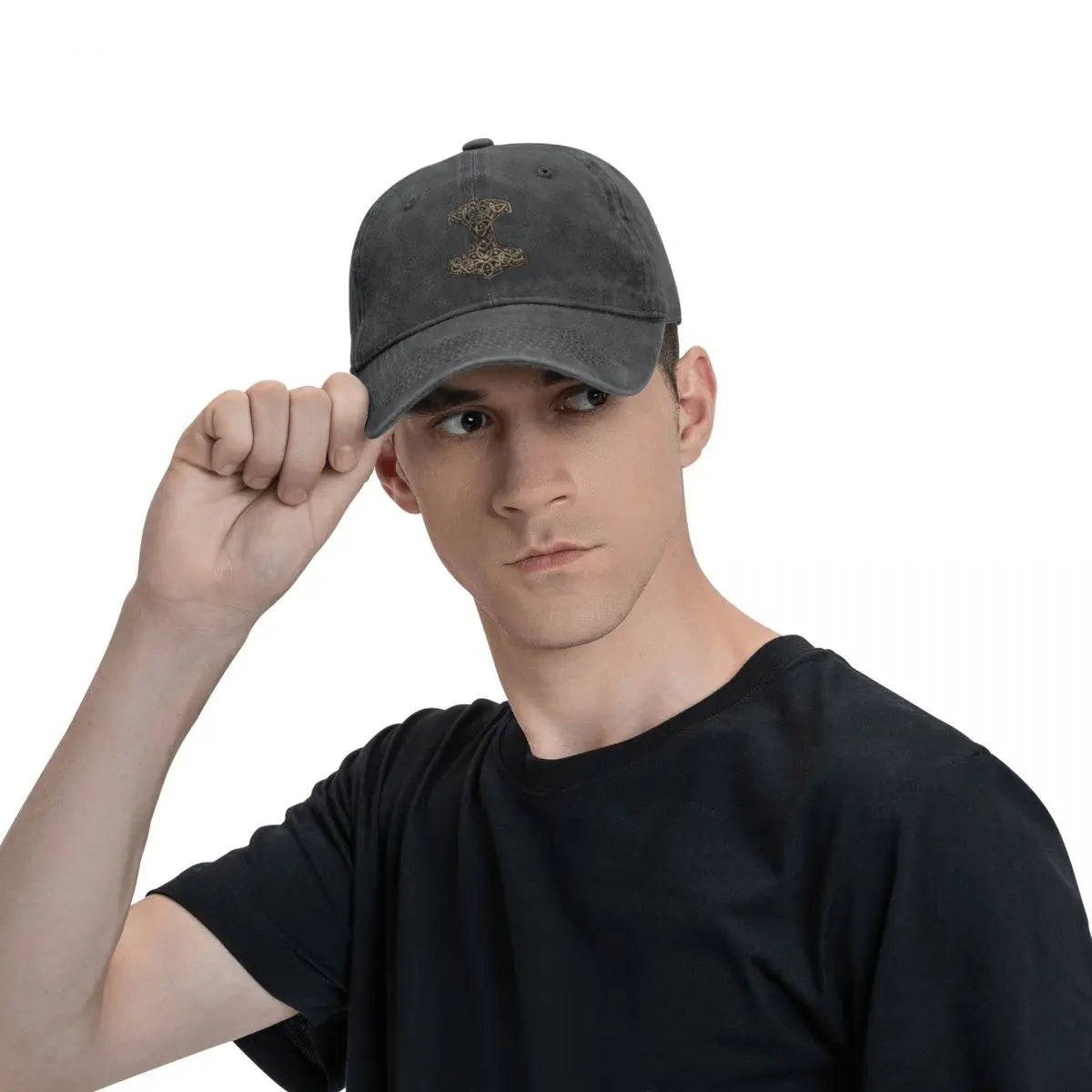 Casquette Viking avec Marteau de Thor homme