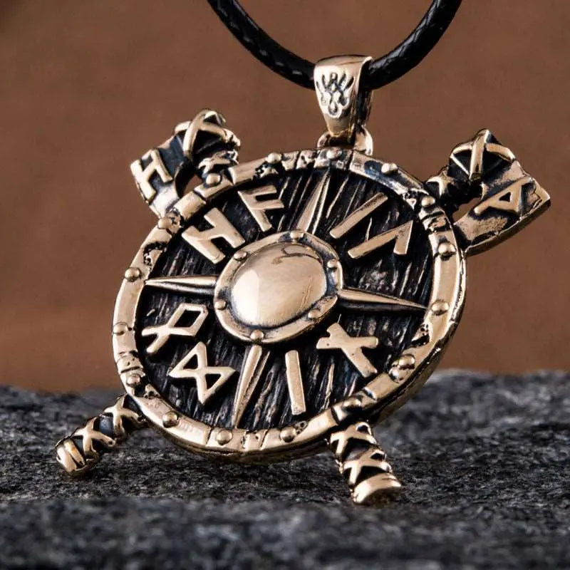 Collier Bouclier Viking - Viking Héritage