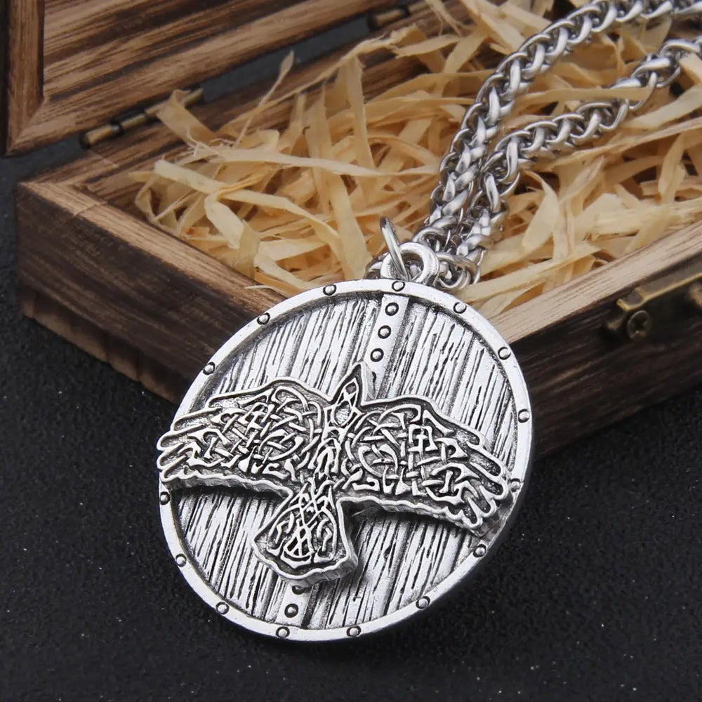 Collier Corbeau - Viking Héritage