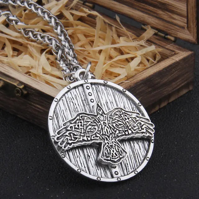 Collier Corbeau - Viking Héritage