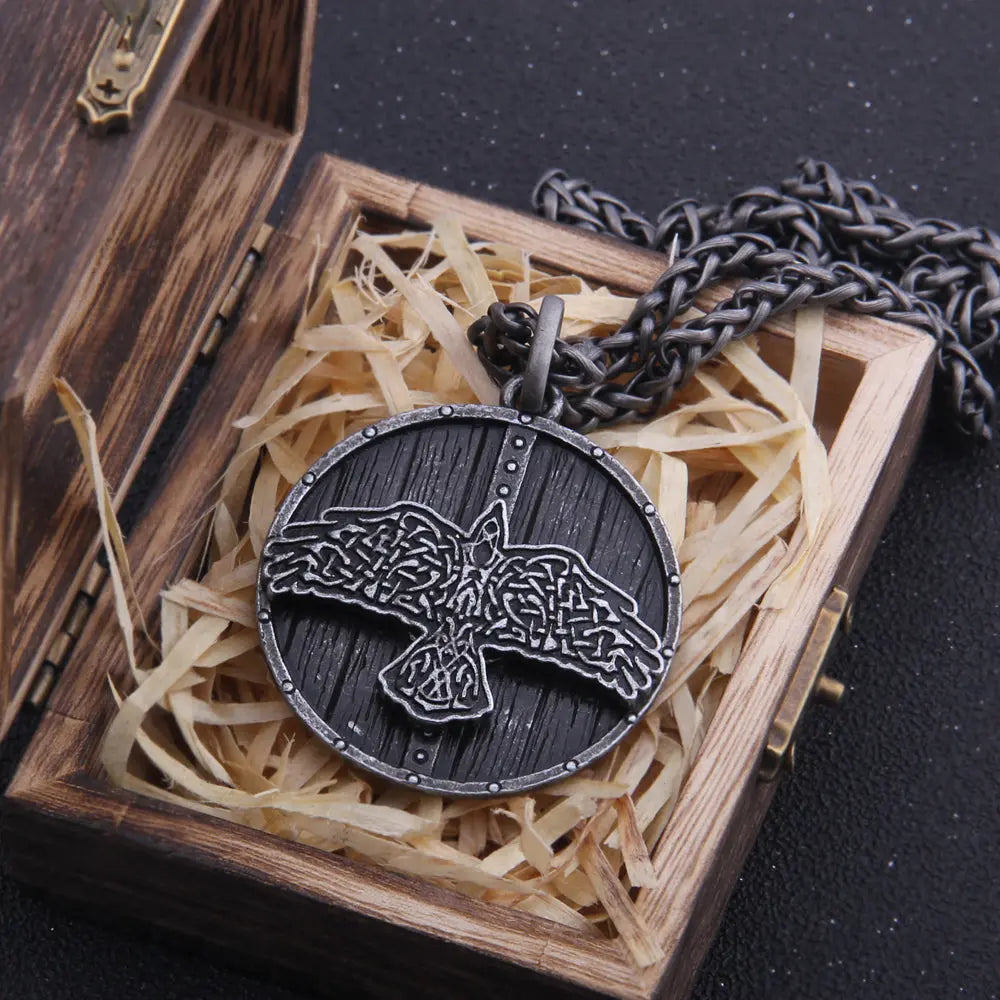 Collier Corbeau - Viking Héritage