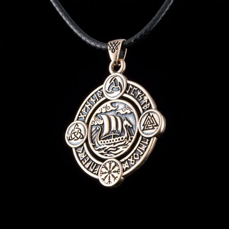 Collier Drakkar (Bronze Massif) - Viking Héritage