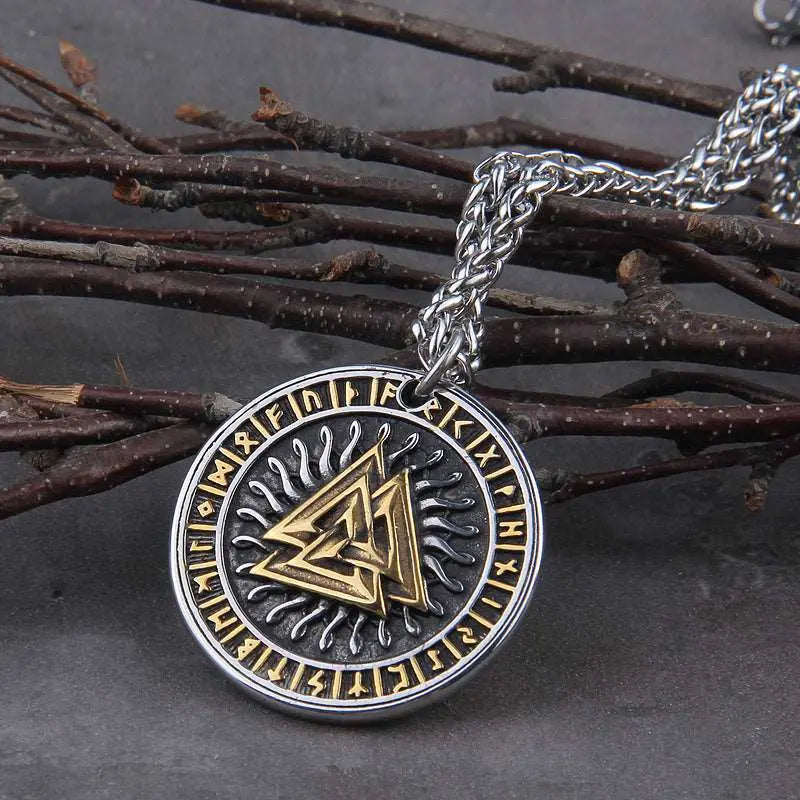 Collier Force du Valknut - Viking Héritage