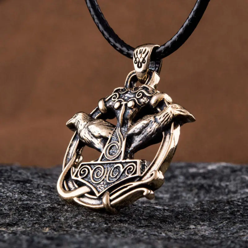 Collier Mjonir (Bronze Massif) - Viking Héritage