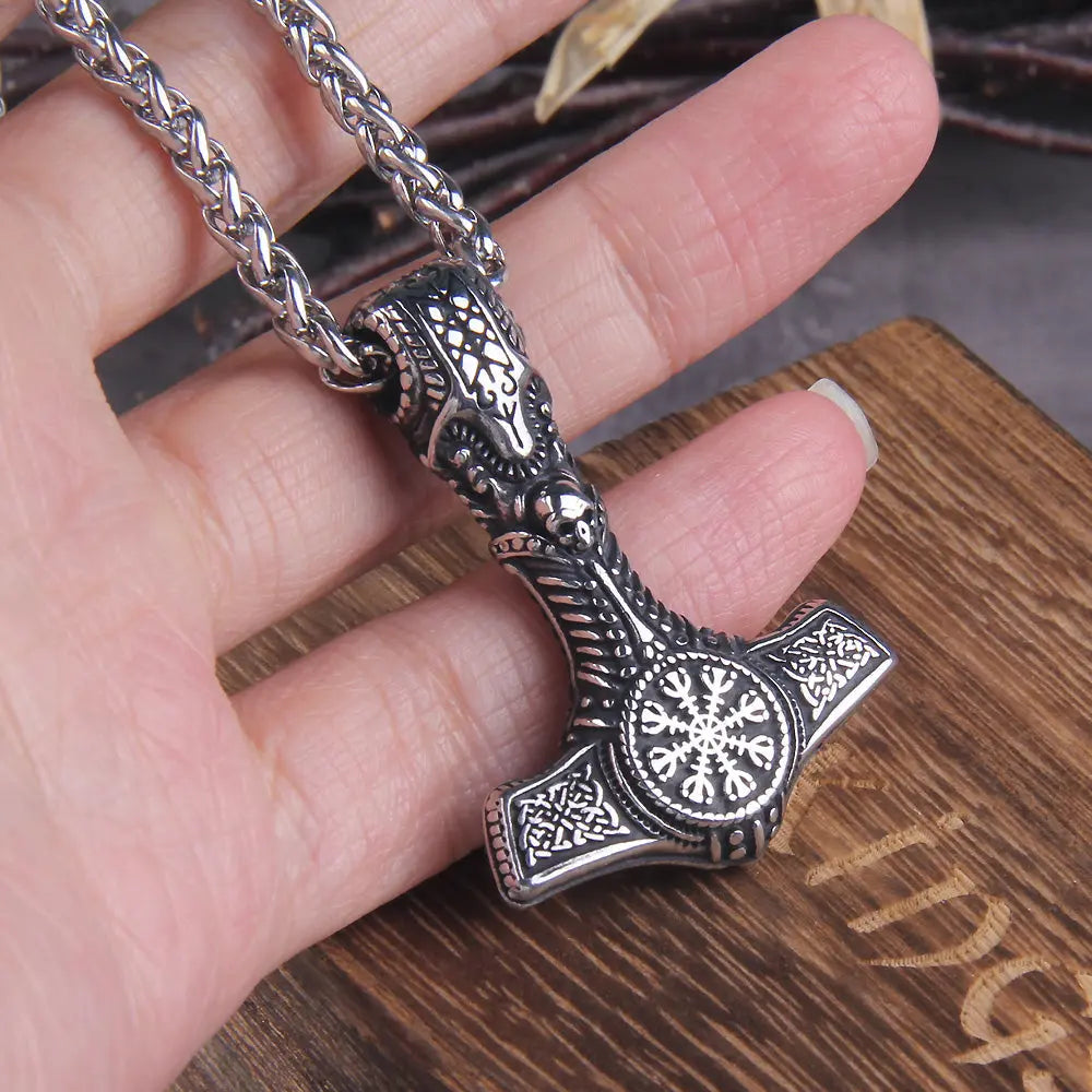 Collier Nordique Mjolnir - Viking Héritage