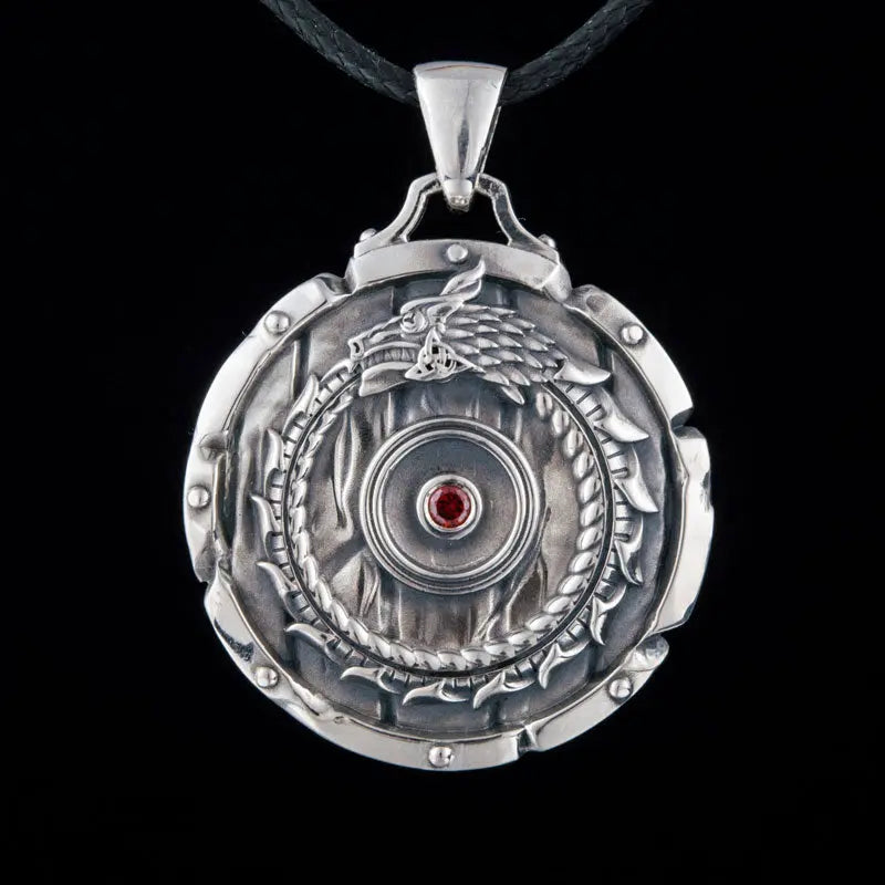 Collier Ouroboros (Argent Massif) - Viking Héritage
