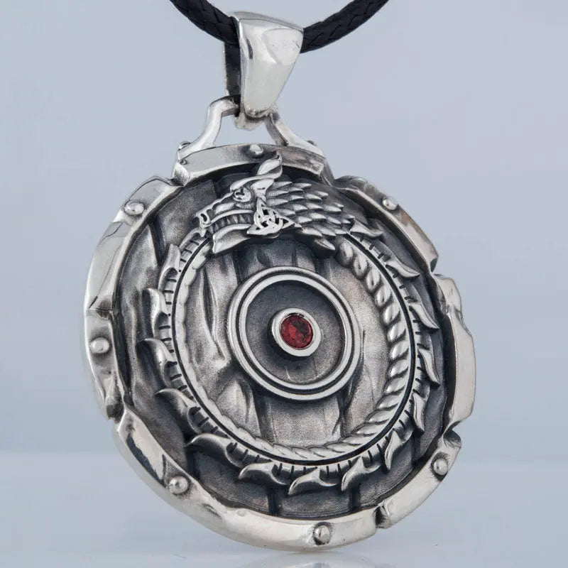 Collier Ouroboros (Argent Massif) - Viking Héritage