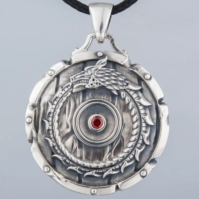 Collier Ouroboros (Argent Massif) - Viking Héritage
