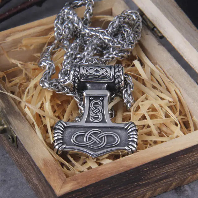 Collier Puissance du Mjolnir - Viking Héritage