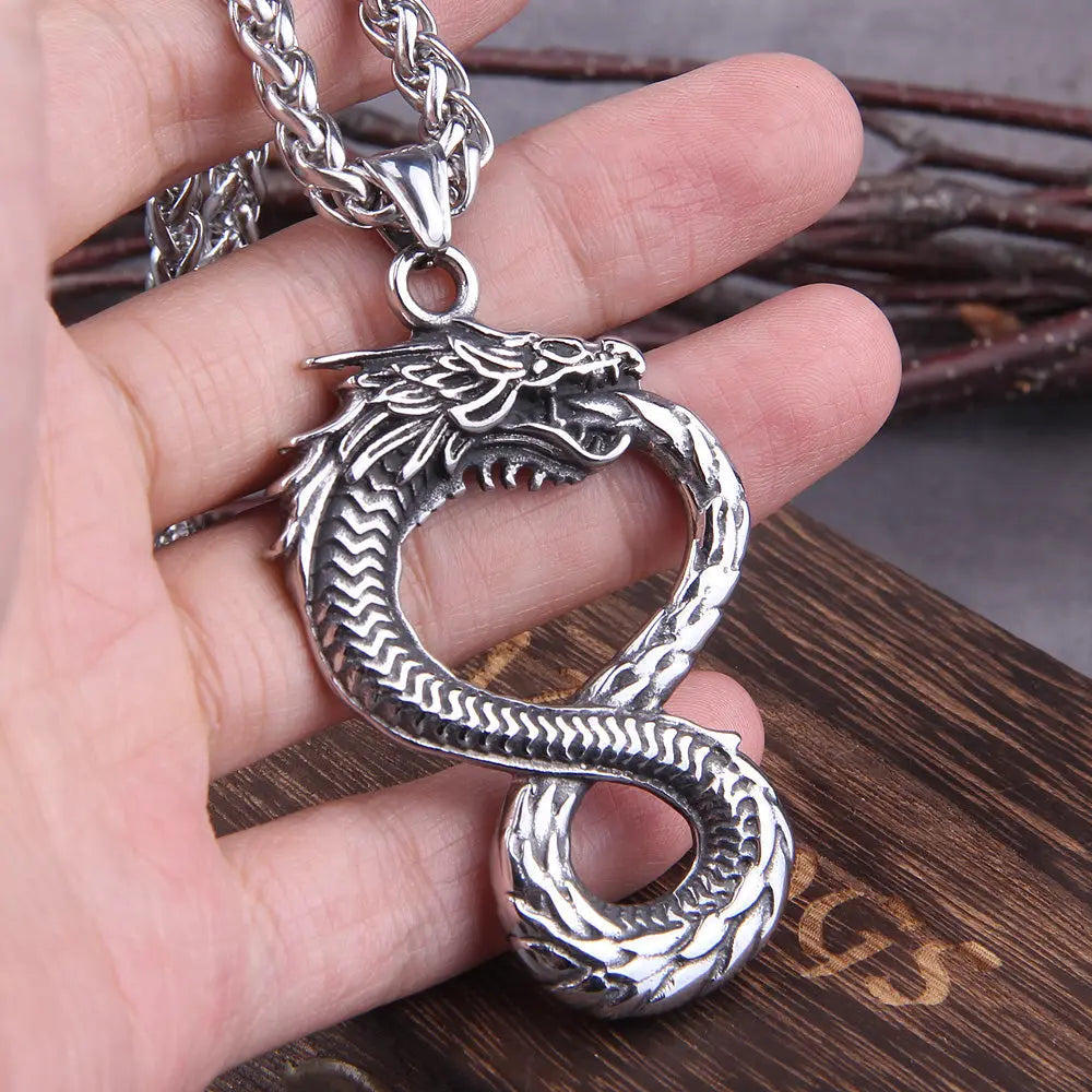 Collier Serpent Jormungand - Viking Héritage