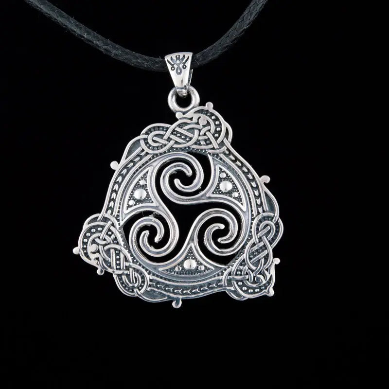 Collier Triskèl (Argent Massif) - Viking Héritage
