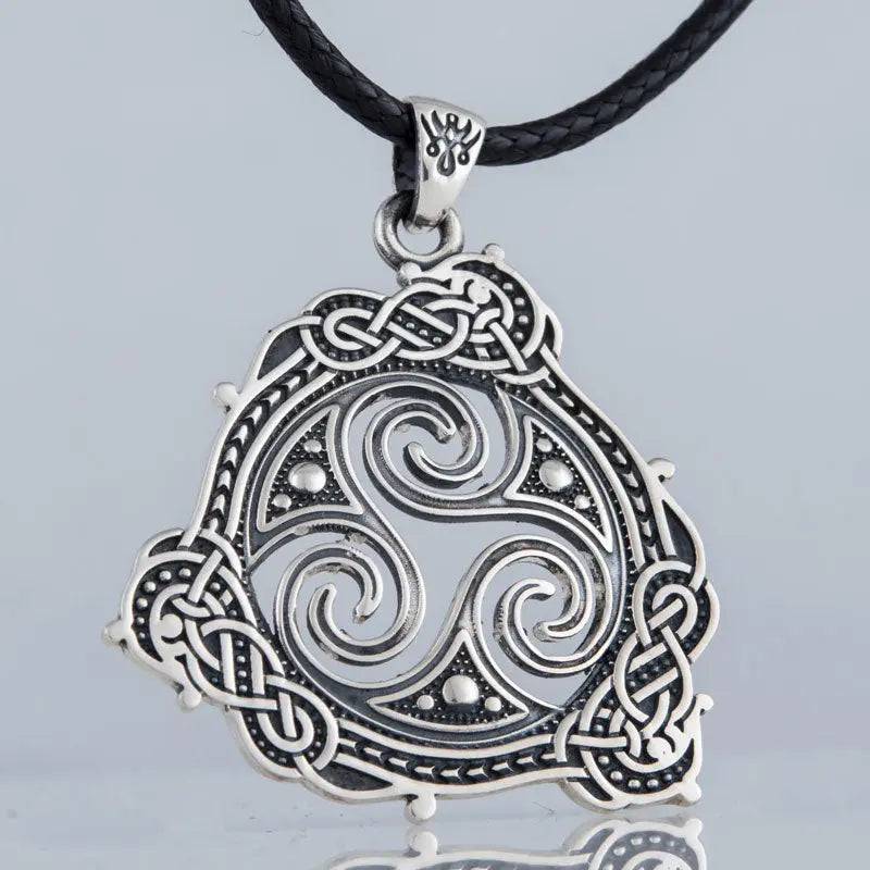 Collier Triskèl (Argent Massif) - Viking Héritage