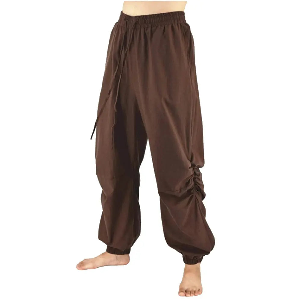 Costume Viking médiéval adulte noir et marron taille 7,5 Viking Héritage