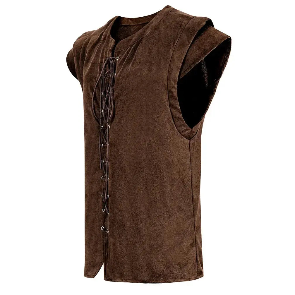 Gilet Viking Médiéval Homme - Style Gothique Unique Viking Héritage