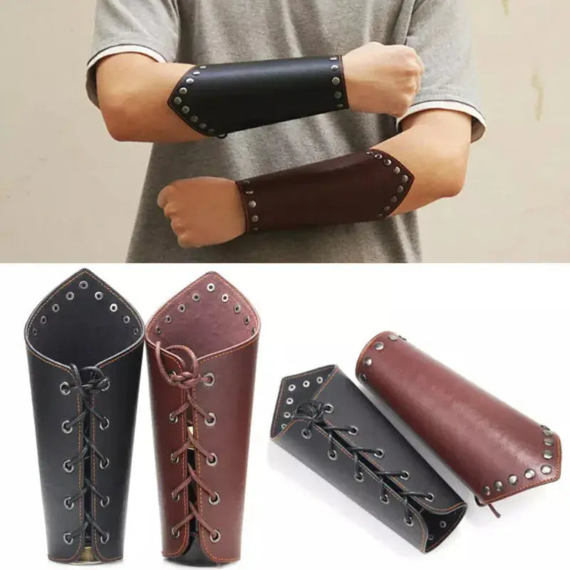 Manchettes Armure Viking avec Options de Personnalisation - Viking Héritage