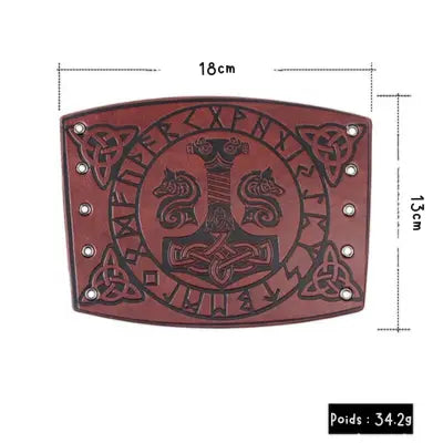 Manchettes Viking en Cuir - Viking Héritage