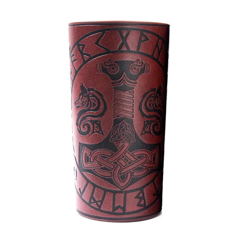 Manchettes Viking en Cuir - Viking Héritage