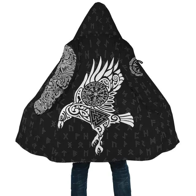 Manteau Viking Corbeau Munin - Viking Héritage