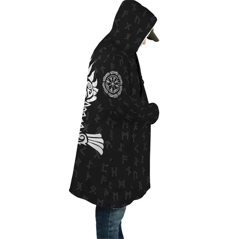 Manteau Viking Corbeau Munin - Viking Héritage